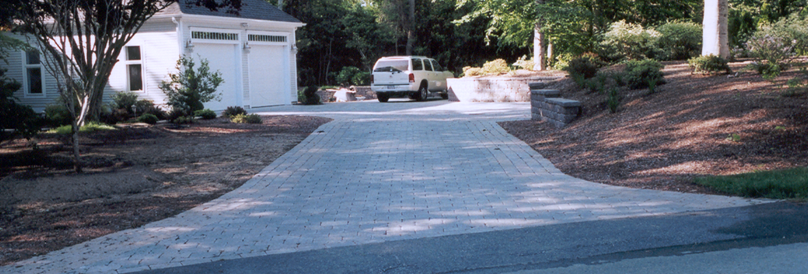 Rock Driveways add a unique texture to the Landscape of your yard!