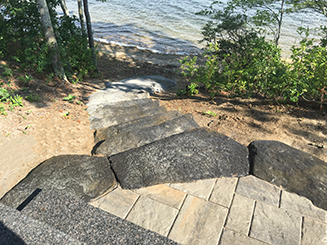 Stone stairs